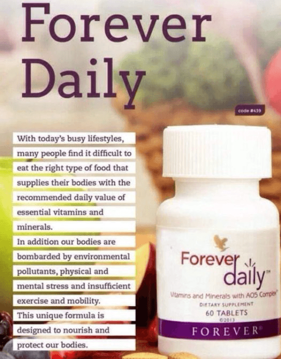 Forevprehensive multivitaminer Daily - Forever by Alice