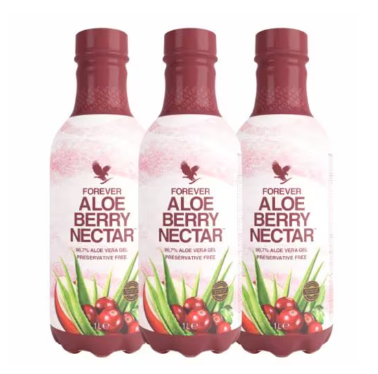 Aloe Drinks Tri Pak - x3 Aloe Berry Nectar - Forever by Alice