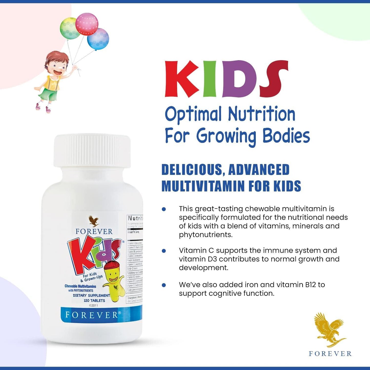Forever Kids Chewable Multivitamin - Forever by Alice