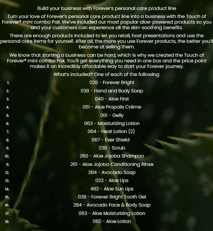 Fast Start Combo - Comprehensive package - Forever by Alice