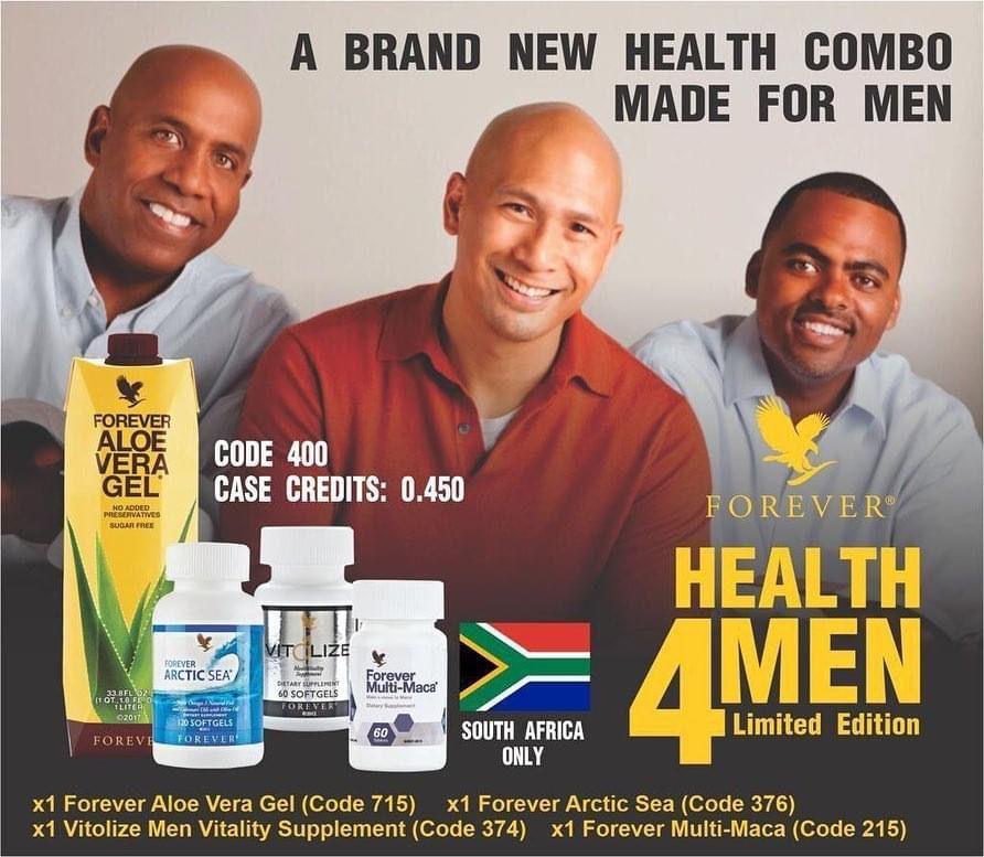 Forever Living - The Health 4 Men Combo - Forever by Alice